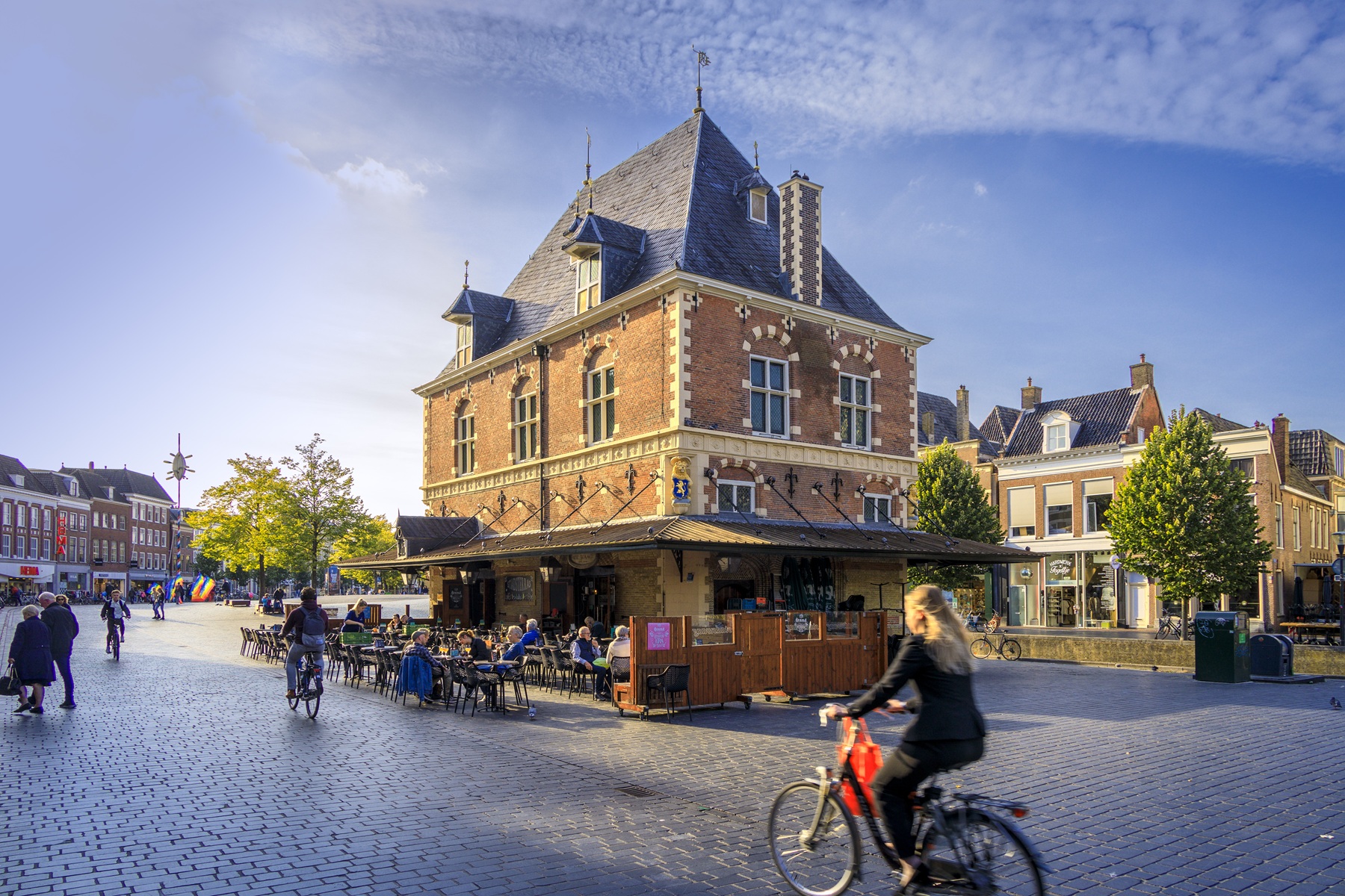 De Waag in de Leeuwarden op de Nieuwestad