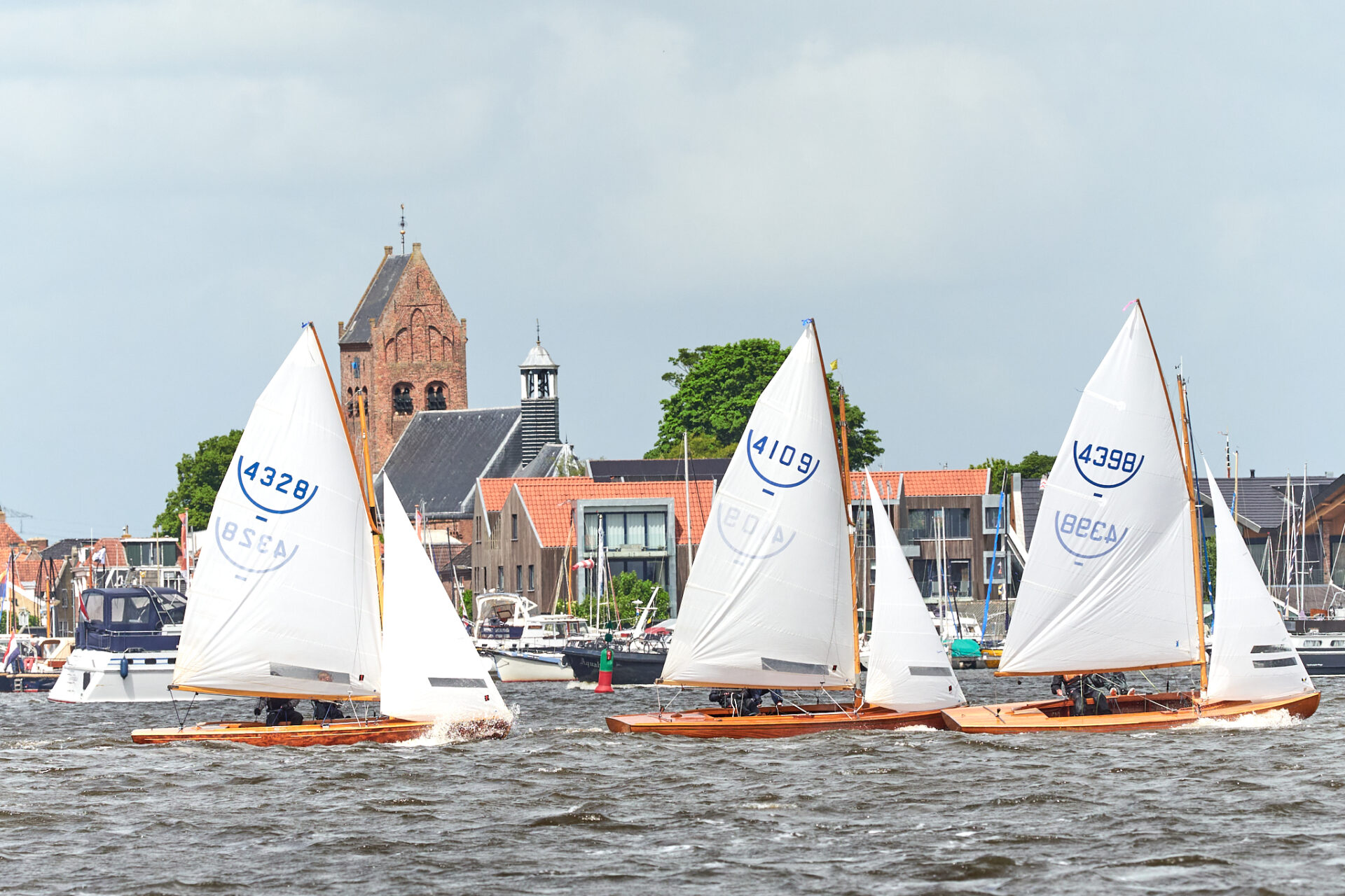 Grou Watersport, skûtsjesilen op het pikmar