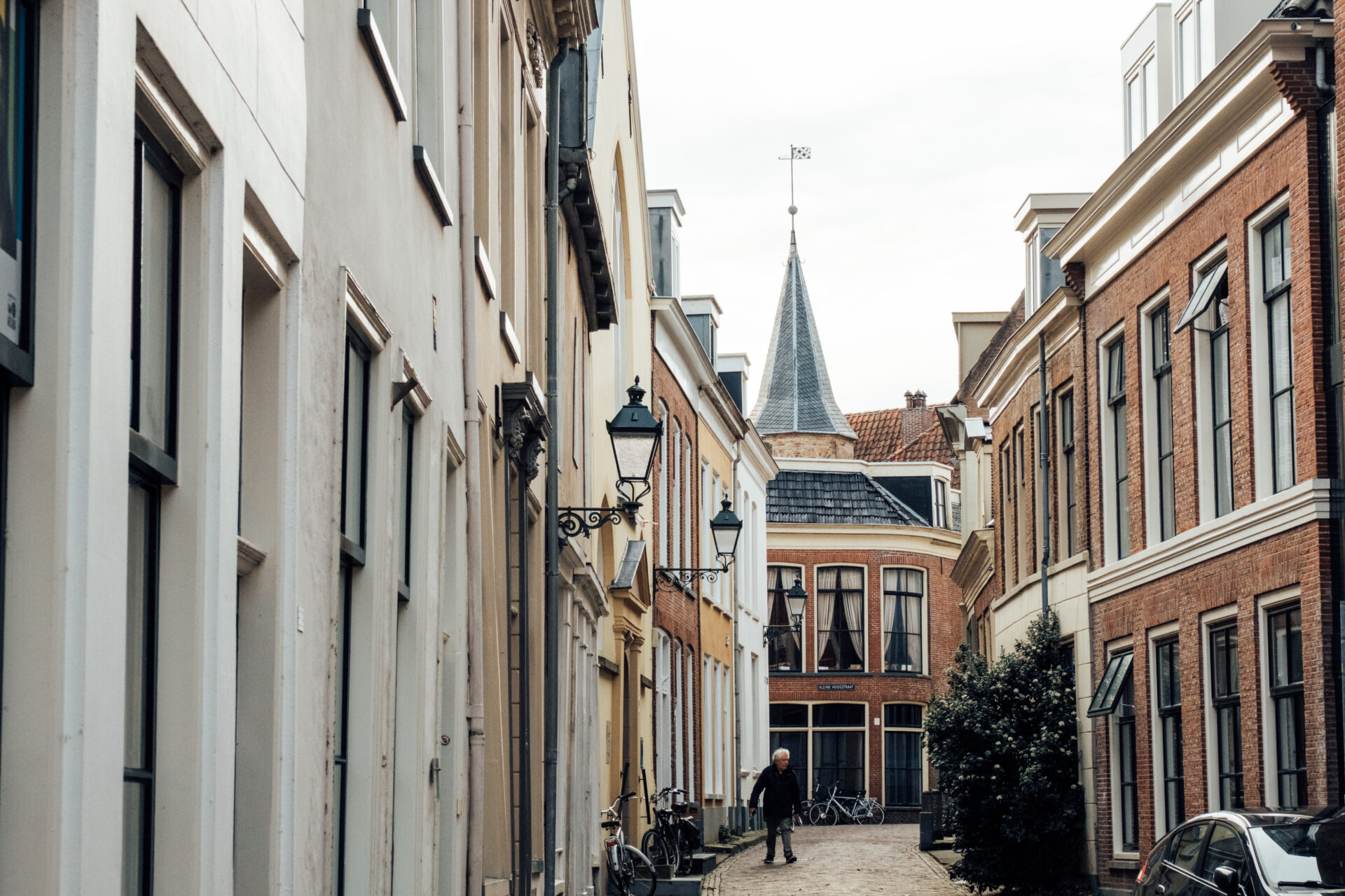 historische gevels in het centrum van Leeuwarden