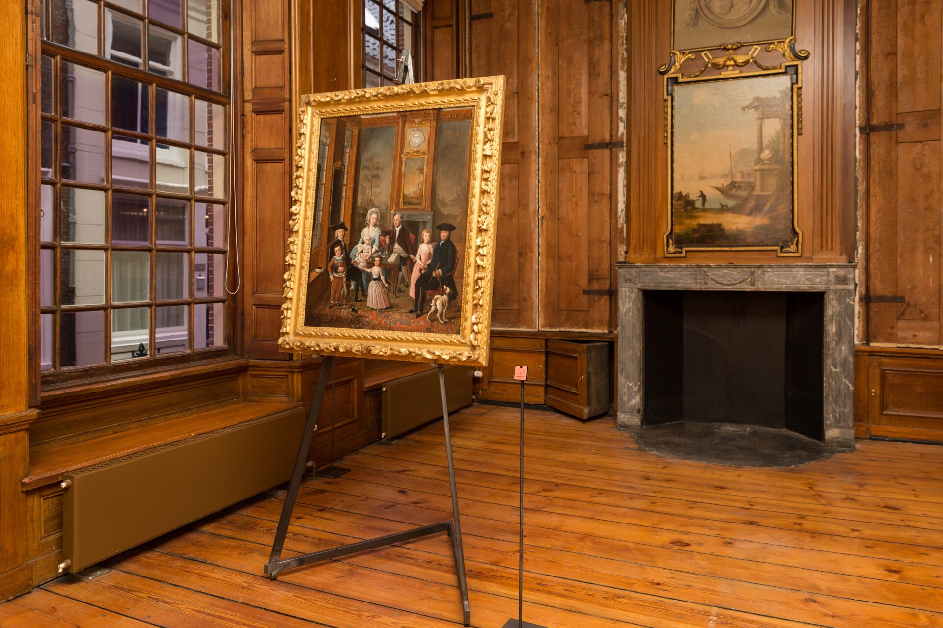 Interieur van het Museum van Eysinga in Leeuwarden
