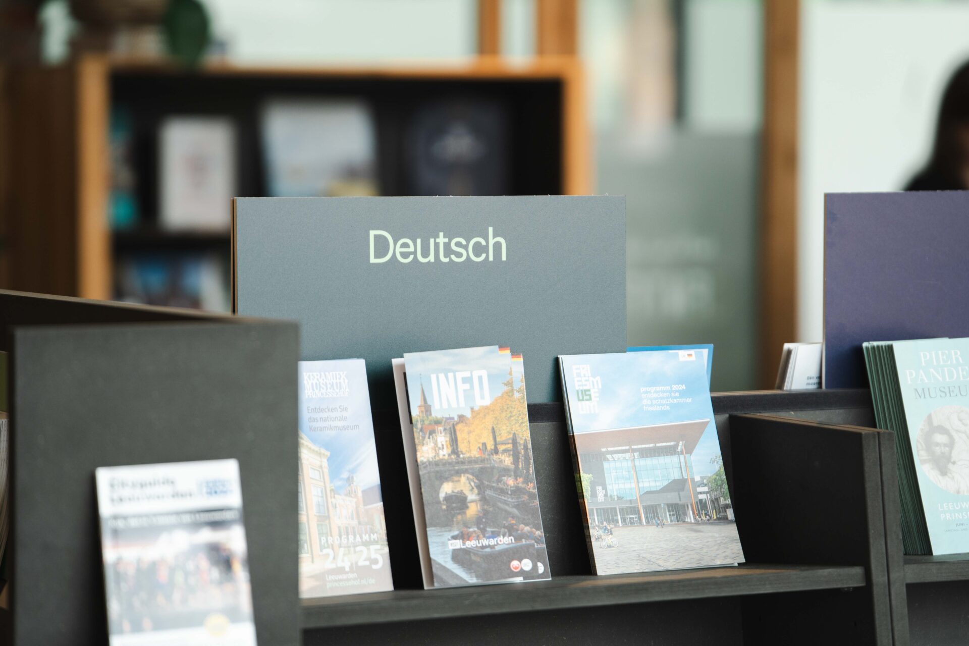 Duitse informatie in het Visitor Center