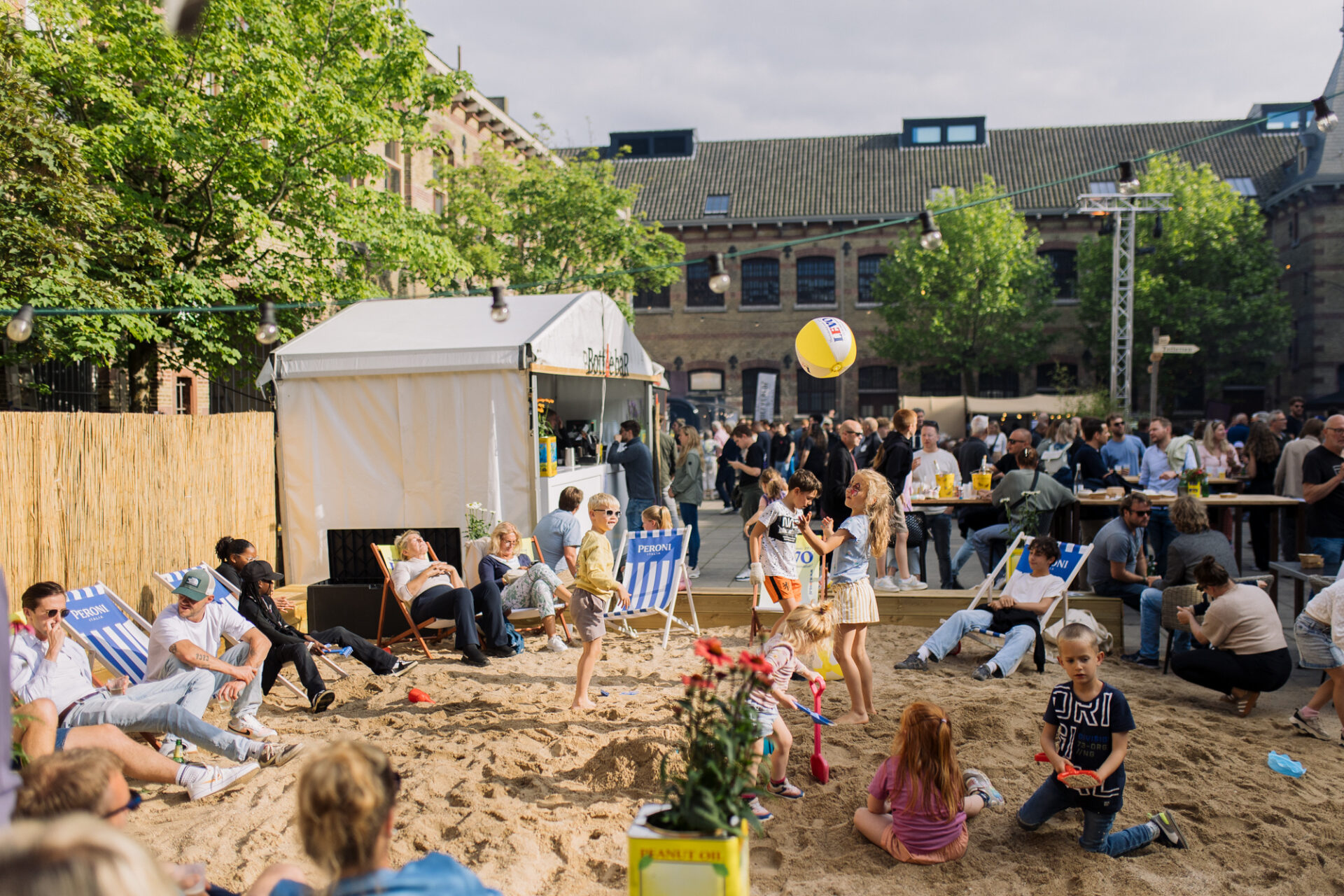 Beach bajes tijdens SMOOK in de Blokhuispoort