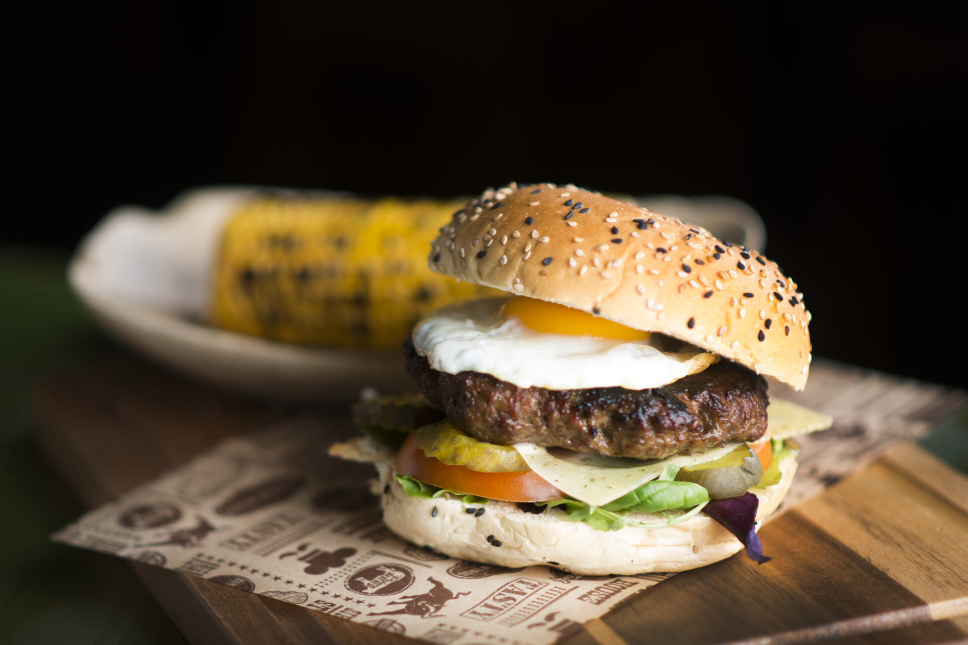 Een hamburger bij Double B in leeuwarden
